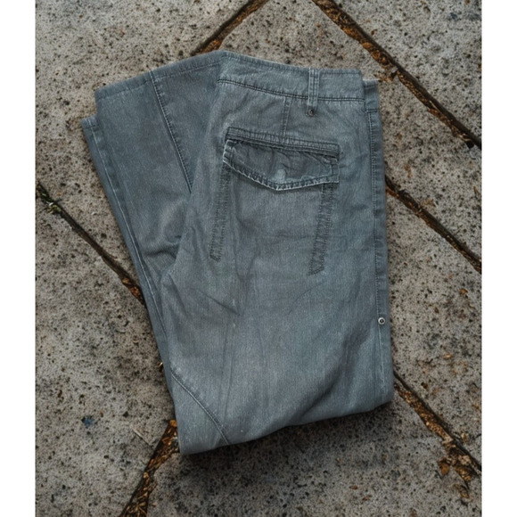 Caffeine NYC Downtown Skinny Jeans Army Fatigue Green 34x32 Vintage Rare EUC - Picture 1 of 13